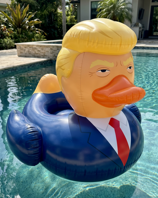 Donald Quack inflatable duck pool float